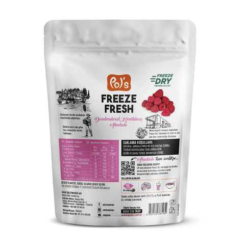 Pol’s Freeze Fresh Dondurularak Kurutulmuş Ahududu 16 gr