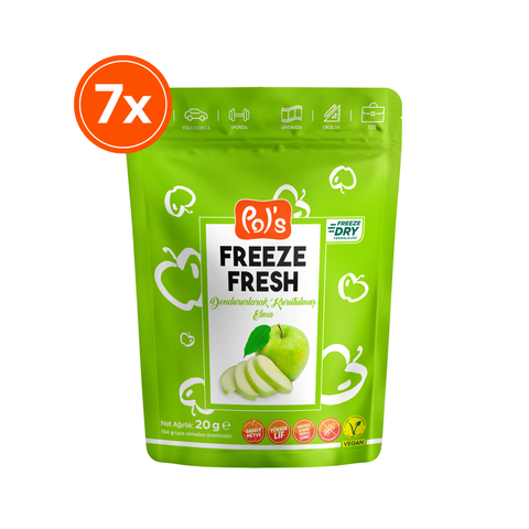 Pol's Freeze Fresh Dondurularak Kurutulmuş Elma 20 gr x 7