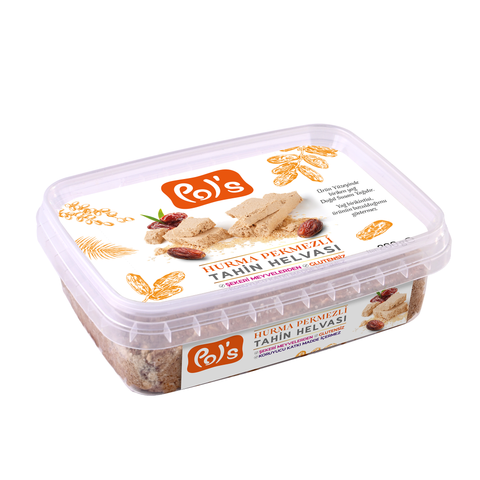 Pol's Şeker İlavesiz Hurma Pekmezli Tahin Helvası 200g
