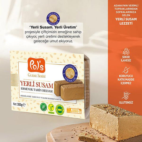 Pol's Gurme Yerli Susam Ermenek Helvası 300 g