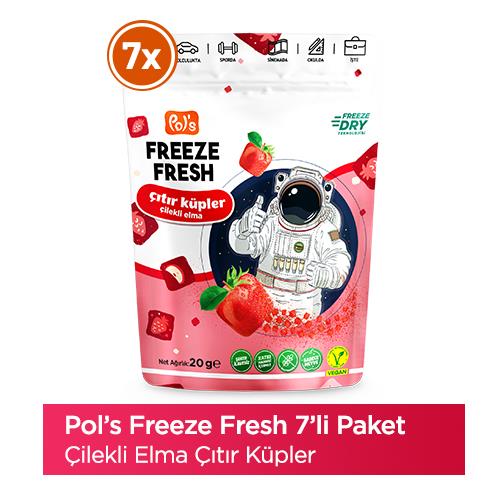 Pol's Freeze Fresh Dondurularak Kurutulmuş Çıtır Küpler 20 gr x 7