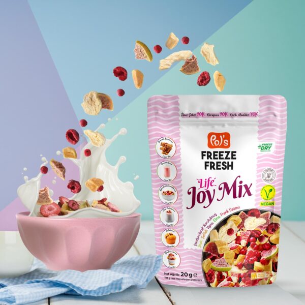 Pol's Freeze Fresh Dondurularak Kurutulmuş Joy Mix 20 g